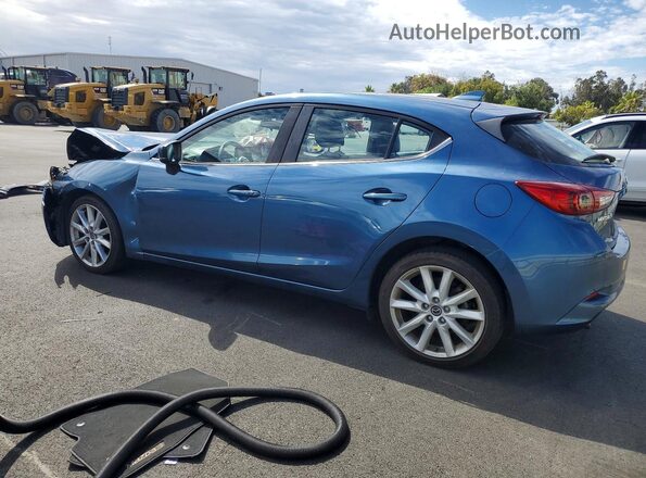 JM1BN1M30H1135442 2017 MAZDA 3 Blue Задня ліва чверть