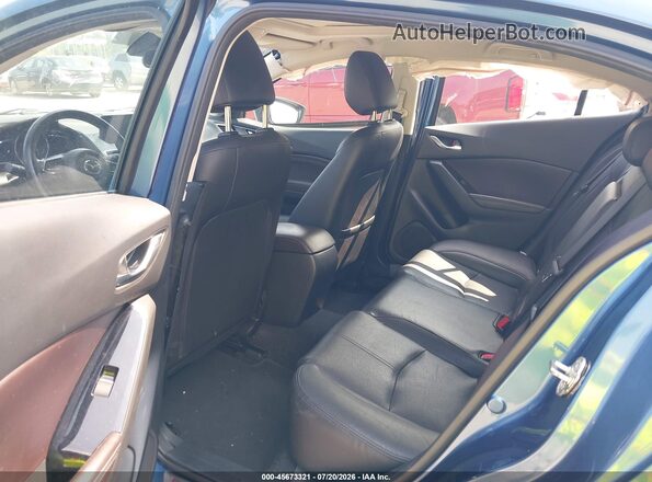 JM1BN1M31H1140651 2017 MAZDA 3 Blue Вид наклейки з VIN-кодом