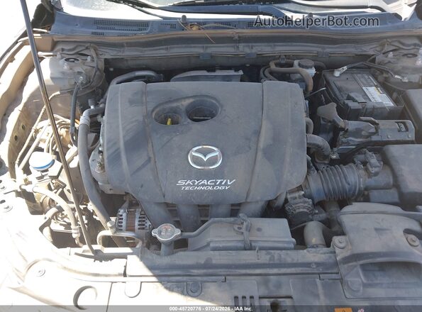JM1BN1M31H1143372 2017 MAZDA 3 Black Вид ззаду