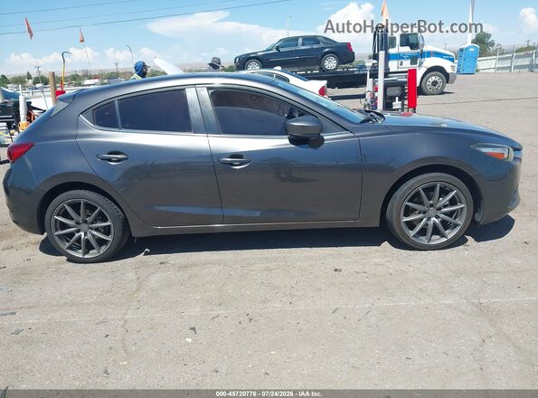JM1BN1M31H1143372 2017 MAZDA 3 Black Вид задньої частини салону