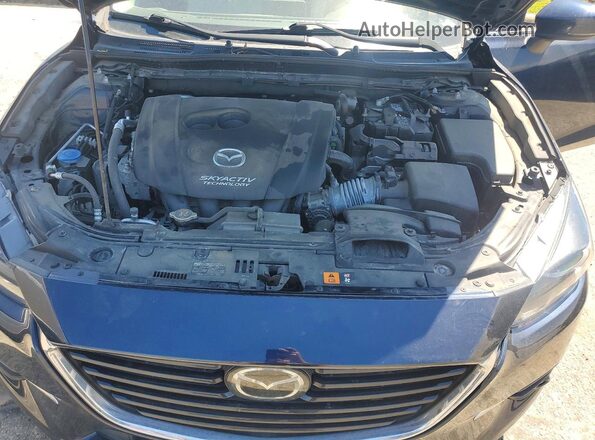 JM1BN1M38H1131641 2017 MAZDA 3 Blue Вид задньої частини салону