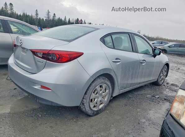 JM1BN1U71H1120936 2017 MAZDA 3 Silver Tył prawy