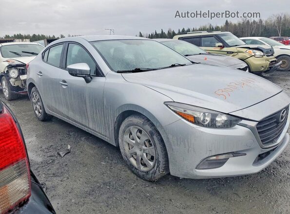 JM1BN1U71H1120936 2017 MAZDA 3 Silver Przód prawy