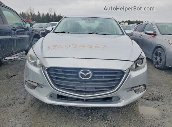 JM1BN1U71H1120936 2017 MAZDA 3 Silver Widok z przodu
