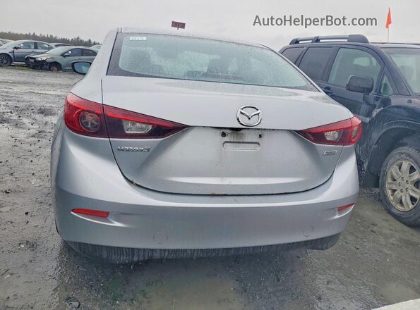 JM1BN1U71H1120936 2017 MAZDA 3 Silver Widok z tyłu
