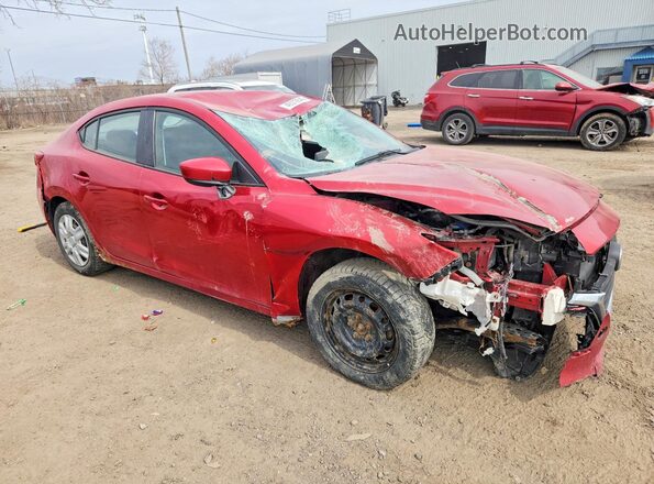JM1BN1U72H1123408 2017 MAZDA 3 Red Передня права чверть
