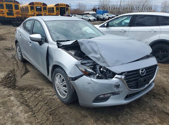 JM1BN1U76H1107261 2017 MAZDA 3 Gray Front right