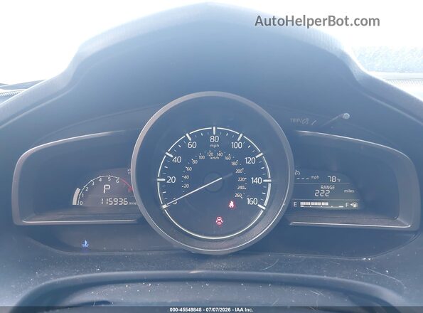 JM1BN1V30J1155873 2018 MAZDA 3 Красный Вид задних сидений