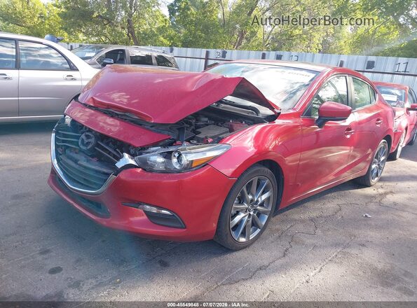 JM1BN1V30J1155873 2018 MAZDA 3 Красный Передняя левая четверть