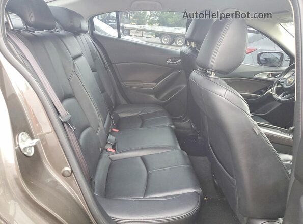 JM1BN1V70H1105035 2017 MAZDA 3 Gray Widok tylnych siedzeń