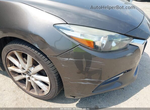 JM1BN1V70H1105259 2017 MAZDA 3 Brown Դիմացի տեսք