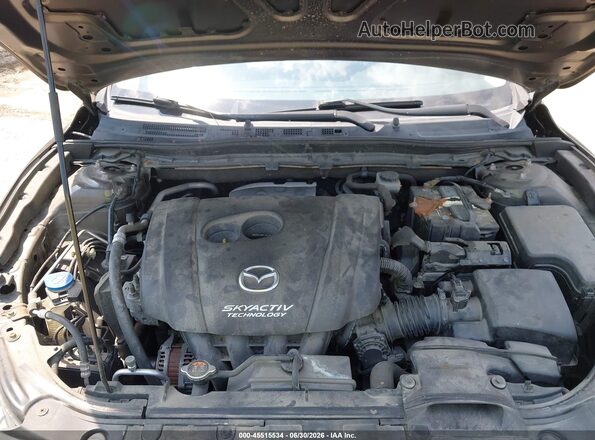 JM1BN1V70H1105259 2017 MAZDA 3 Brown Հետևի տեսք