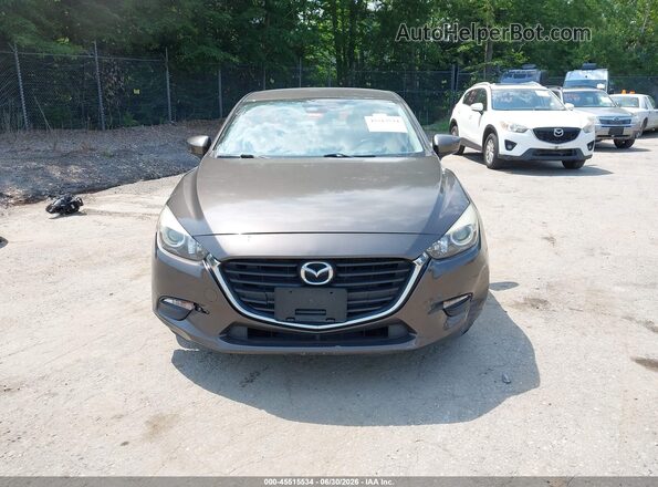 JM1BN1V70H1105259 2017 MAZDA 3 Brown Սարքավորումների վահանակի տեսք