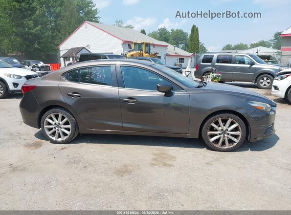 JM1BN1V70H1105259 2017 MAZDA 3 Brown Սալոնի հետևի տեսք