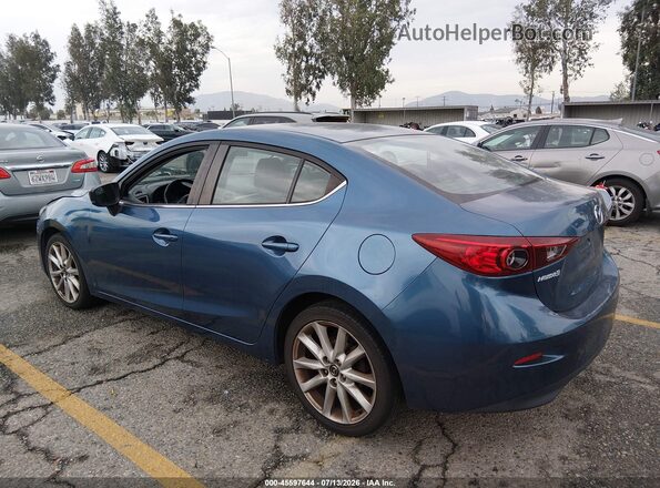 JM1BN1V71H1118702 2017 MAZDA 3 Blue Trasero izquierdo