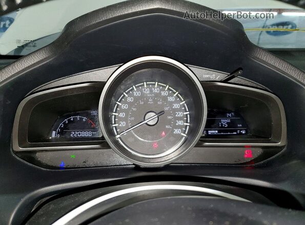 JM1BN1V72J1173097 2018 MAZDA 3 Белый Вид щитка приборов
