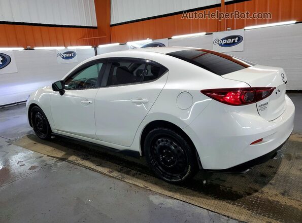 JM1BN1V72J1173097 2018 MAZDA 3 Белый Задняя левая четверть