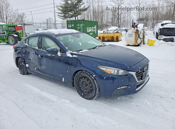 JM1BN1V72J1179448 2018 MAZDA 3 Blue Delantero derecho
