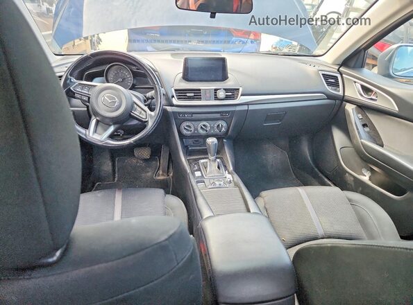 JM1BN1V75J1165978 2018 MAZDA 3 Blue Widok deski rozdzielczej