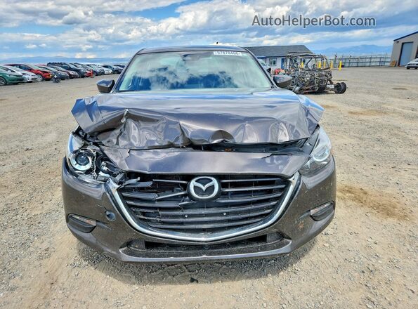 JM1BN1V77H1103377 2017 MAZDA 3 Charcoal Front view