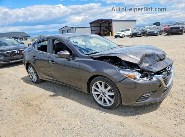 JM1BN1V77H1103377 2017 MAZDA 3 Charcoal Front right
