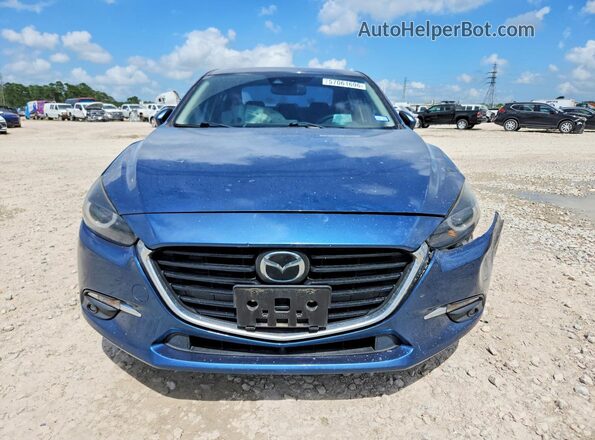 JM1BN1W35H1100554 2017 MAZDA 3 Blue წინა ხედი
