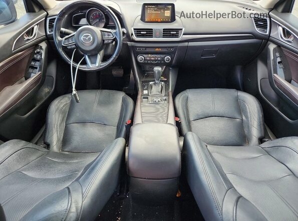JM1BN1W35H1100554 2017 MAZDA 3 Blue წინა პანელის ხედი