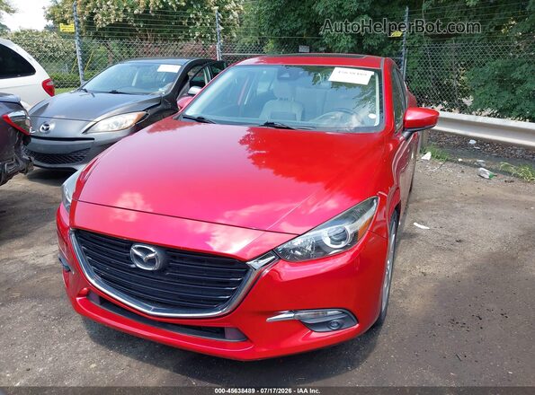 JM1BN1W35H1104751 2017 MAZDA 3 Red Вид щитка приладів
