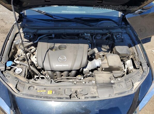 JM1BPAALXM1313849 2021 MAZDA 3 Black Вид задньої частини салону