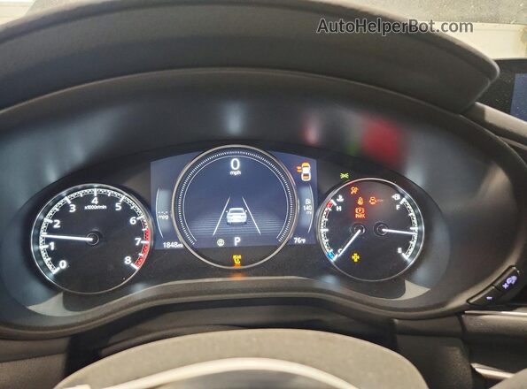 JM1BPABL3T1859468 2026 MAZDA 3 Blue Instrument cluster view