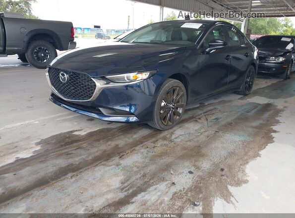JM1BPABL9T1881278 2026 MAZDA 3 Dark Blue წინა მარცხენა ხედი სამი მეოთხედიდან