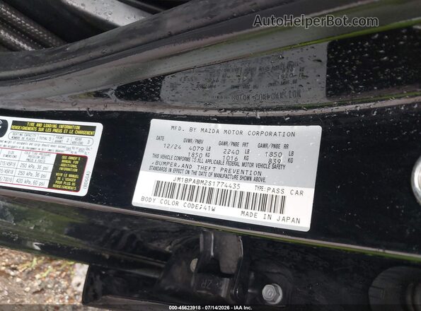 JM1BPABM2S1774435 2025 MAZDA 3 Black Engine compartment view