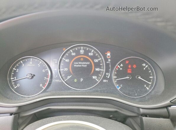 JM1BPABM7S1780537 2025 MAZDA 3 Blue Instrument cluster view
