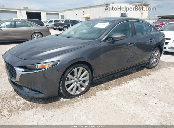 JM1BPACL1L1173573 2020 MAZDA 3 Gray წინა მარცხენა ხედი სამი მეოთხედიდან