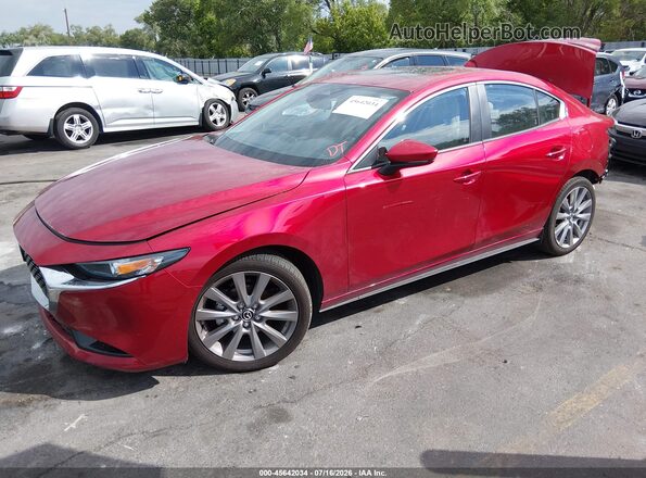 JM1BPACL2T1869391 2026 MAZDA 3 Бордовый Передняя левая четверть