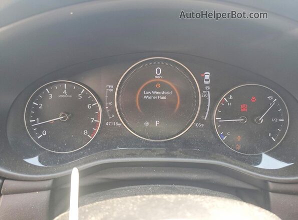 JM1BPACL3N1508903 2022 MAZDA 3 Gray Vista del cuadro de instrumentos