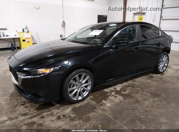 JM1BPACL6M1327275 2021 MAZDA 3 Black Առջևի ձախ երեք քառորդ տեսարան