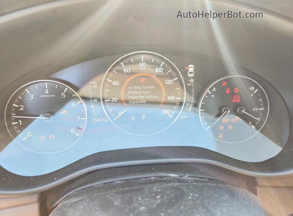 JM1BPACL9K1110686 2019 MAZDA 3 Black Instrument cluster view