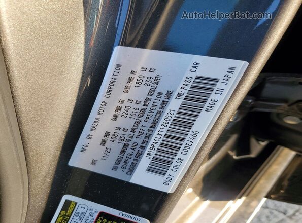 JM1BPACLXT1860521 2026 MAZDA 3 Gray Շարժիչի բաժամունքի տեսք