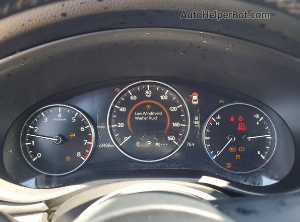 JM1BPACM5S1762844 2025 MAZDA 3 Black Widok zestawu wskaźników