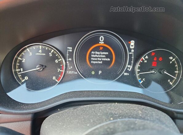 JM1BPACM6S1757071 2025 MAZDA 3 Red Вид щитка приладів