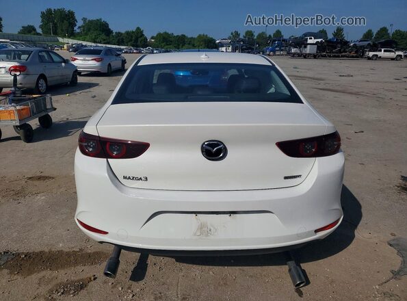JM1BPADL1M1334326 2021 MAZDA 3 White Widok z tyłu