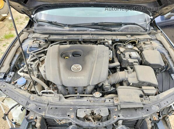 JM1BPADM3K1102493 2019 MAZDA 3 Blue Widok wnętrza z tyłu