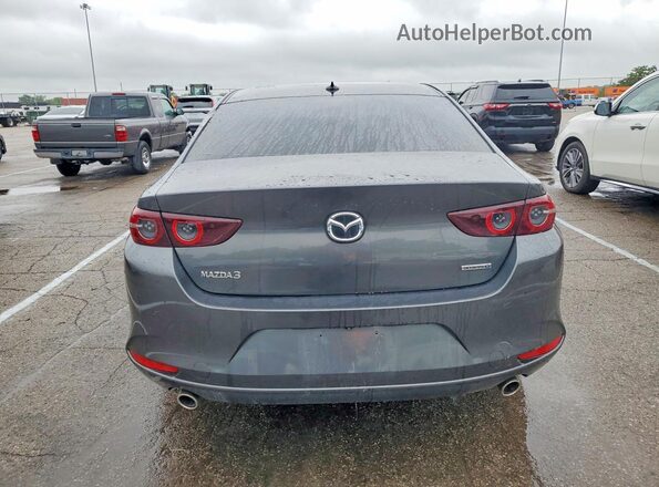 JM1BPAEM1L1167732 2020 MAZDA 3 Black Вид ззаду