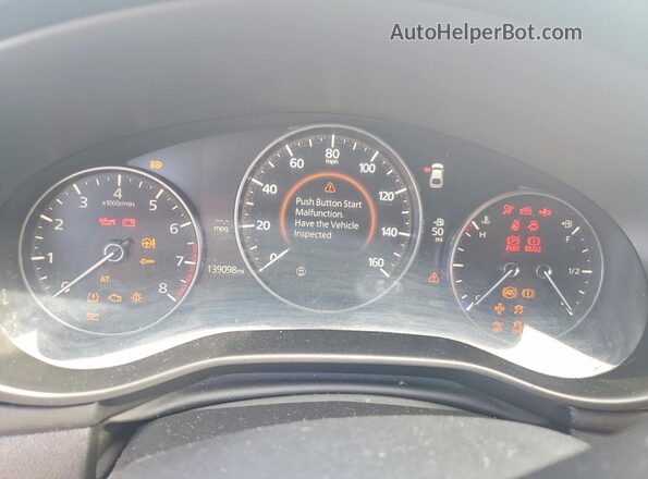 JM1BPAJM9K1131498 2019 MAZDA 3 Black Instrument cluster view