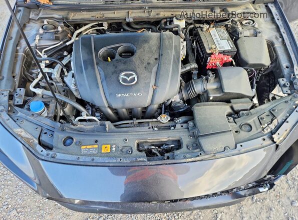 JM1BPAJM9K1131498 2019 MAZDA 3 Black Rear interior view