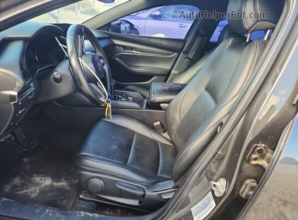 JM1BPAJM9K1131498 2019 MAZDA 3 Black Front interior view