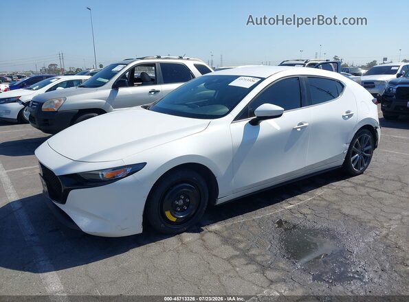 JM1BPAJMXK1130649 2019 MAZDA 3 White Vista tres cuartos delantera izquierda