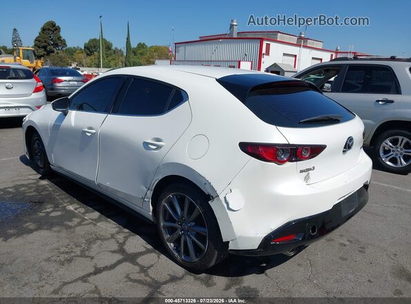 JM1BPAJMXK1130649 2019 MAZDA 3 White Trasero izquierdo