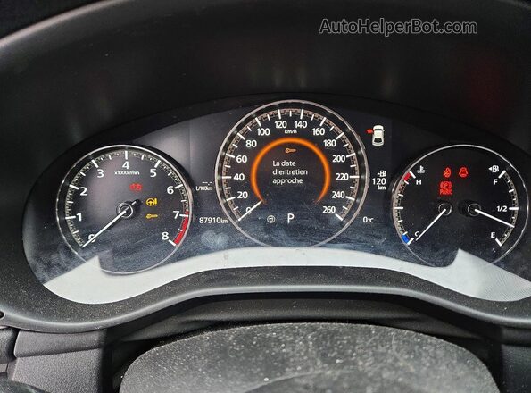 JM1BPAK75M1350292 2021 MAZDA 3 Белый Вид щитка приборов